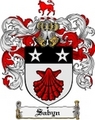 Thumbnail Sabyn Family Crest  Sabyn Coat of Arms