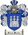 Thumbnail Saint Martin Family Crest  Saint Martin Coat of Arms