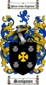 Thumbnail Sampson Family Crest Sampson Coat of Arms Digital Download Thumbnail Sampson Family Crest Sampson Coat of Arms Digital Download
