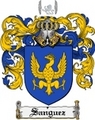 Thumbnail Sanguez Family Crest  Sanguez Coat of Arms
