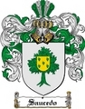 Thumbnail Saucedo Family Crest  Saucedo Coat of Arms