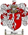 Thumbnail Sayer Family Crest  Sayer Coat of Arms