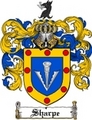 Thumbnail Sharpe Family Crest  Sharpe Coat of Arms