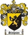Thumbnail Simpson Family Crest / Simpson Coat of Arms