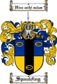 Thumbnail Spaulding Family Crest  Spaulding Coat of Arms Digital Download