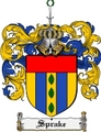 Thumbnail Sprake Family Crest  Sprake Coat of Arms