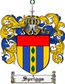 Thumbnail Spriggs Family Crest  Spriggs Coat of Arms