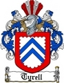 Thumbnail Tyrell Family Crest  Tyrell Coat of Arms