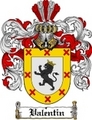 Thumbnail Valentin Family Crest  Valentin Coat of Arms