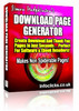 Thumbnail *New* Download Page Generator 698 With MRR.
