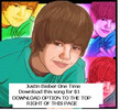 Thumbnail JUSTIN BIEBER - ONE TIME - LISTEN OR DOWNLOAD HERE ONLY $1