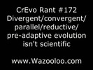 Convergent evolution CrEvo rant 172
