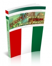 Thumbnail European Mini E-Book Italian Language Phrases With GR (Giveaway Rights)