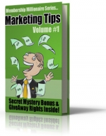 Thumbnail Membership Millionaire Series Marketing Tips Volume #1 With GR (Giveaway Rights)