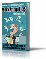 Thumbnail Membership Millionaire Series Marketing Tips Volume #2 With GR (Giveaway Rights)