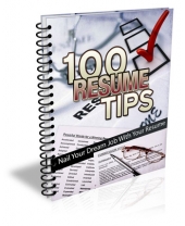 Thumbnail 100 Resume Tips