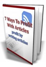 Thumbnail 7 Ways To Profit With Articles With MRR (Master Resale Rights)