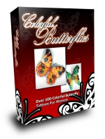 Thumbnail Colorful Butterflies With MRR (Master Resale Rights)