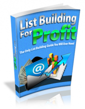 Thumbnail List Building For Profit With MRR (Master Resell Rights)