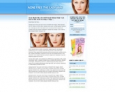 Thumbnail Acne Landing Page Template