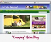 Thumbnail Camping WordPress Blog - With Personal Use Rights
