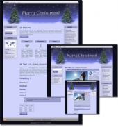 Thumbnail Christmas Wordpress, Blogger and HTML Templates - With Master Resale Rights