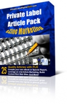 Thumbnail Private Label Article Pack : Ezine Marketing Articles - With Private Label Rights