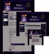 Thumbnail Halloween Site Template 3 - With Master Resale Rights