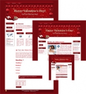 Thumbnail Hearts-N-Chocs - WP Theme - With Master Resale Rights