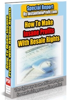 Thumbnail How To Make Insane Profits With Resale Rights - With Master Resell Rights