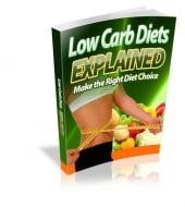Thumbnail Low Carb Diets Explained - With Master Resale Rights