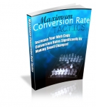 Thumbnail Maximum Conversion Rate Tactics - With Resell Rights