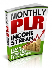 Thumbnail Monthly PLR Income Stream - With