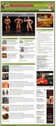 Thumbnail Muscle Building Website - With Private Label Rights