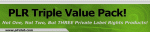 Thumbnail PLR Triple Value Pack! - With Private Label Rights