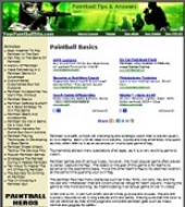 Thumbnail PaintBall Website - With Private Label Rights