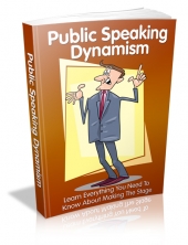 Thumbnail Public Speaking Dynamism - With Master Resell Rights