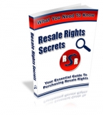 Thumbnail Resale Rights Secrets - With Master Resale Rights