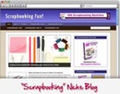 Thumbnail Scrap Booking WordPress Niche Blog - With Personal Use Rights