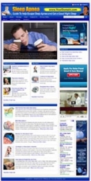Thumbnail Sleep Apnea Website - With Private Label Rights