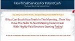 Thumbnail How To Sell Services Online For Instant Cash! With Master Resale Rights