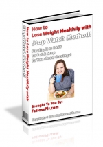 Thumbnail How to Lose Weight Healthy with Stop Watch Method! With Master Resale Rights