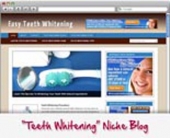 Thumbnail Teeth Whitening WordPress Blog - With Personal Use Rights
