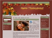 Thumbnail Thanksgiving - Fall WP Theme - With Master Resale Rights
