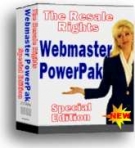 Thumbnail Webmaster PowerPak : Special Edition - With Resell Rights
