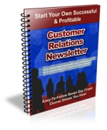 Thumbnail Customer Relations Newsletter - With Private Label Rights