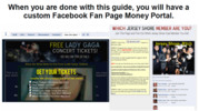 Thumbnail Facebook Fan Page Template Landing Page - Concert Tickets