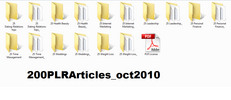 Thumbnail *MUST HAVE*200 Niche Articles (OCT 2010) with PLR Thumbnail *MUST HAVE*200 Niche Articles (OCT 2010) with PLR