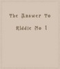 Thumbnail The answer to Riddle No1