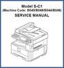Thumbnail Aficio 120, S-C1 Service Repair Manual B045/B049/B044/B046
